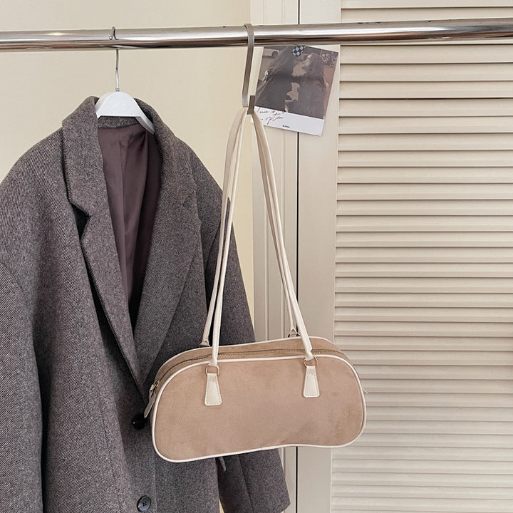 WoChic Faux Suede Handheld Bag Bowlift