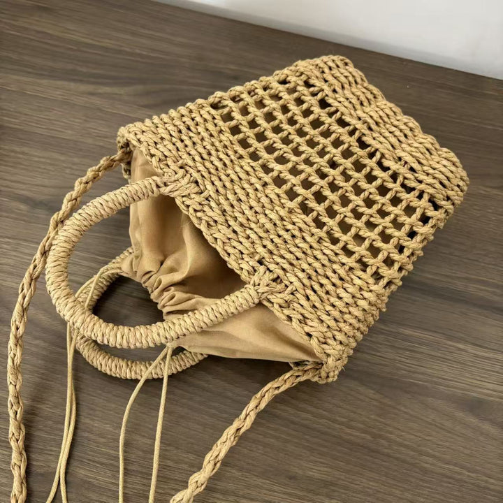 Hand-knotted basket bag Bowlift