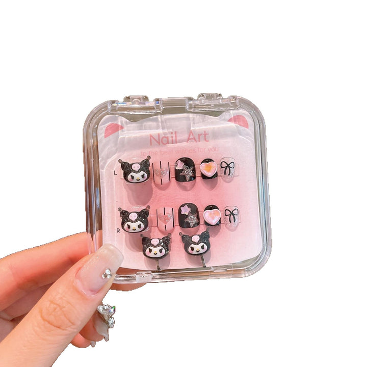 Creative art nails with playful animal design Bowlift
