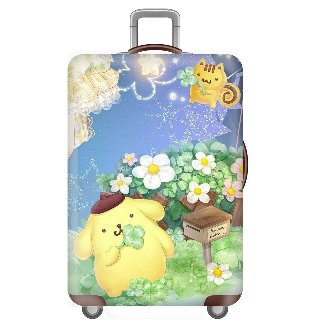 Unisex Hard-shell Travel Suitcase with Funny Panda Design Bowlift