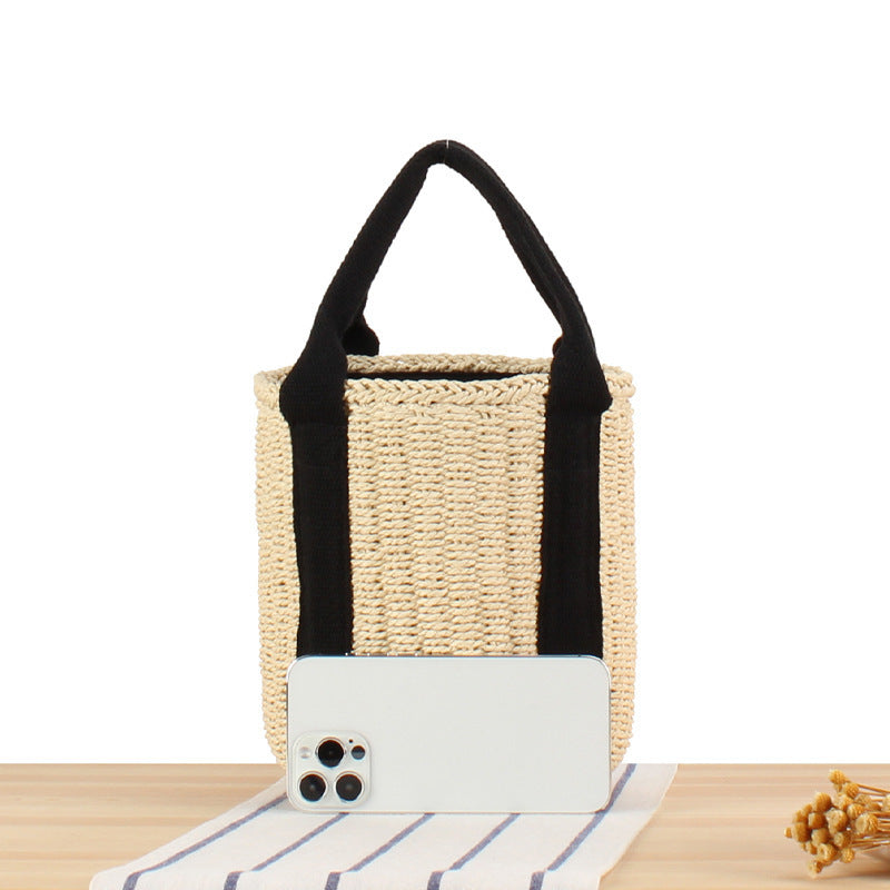 Braided tote bag with sturdy fabric handles Bowlift