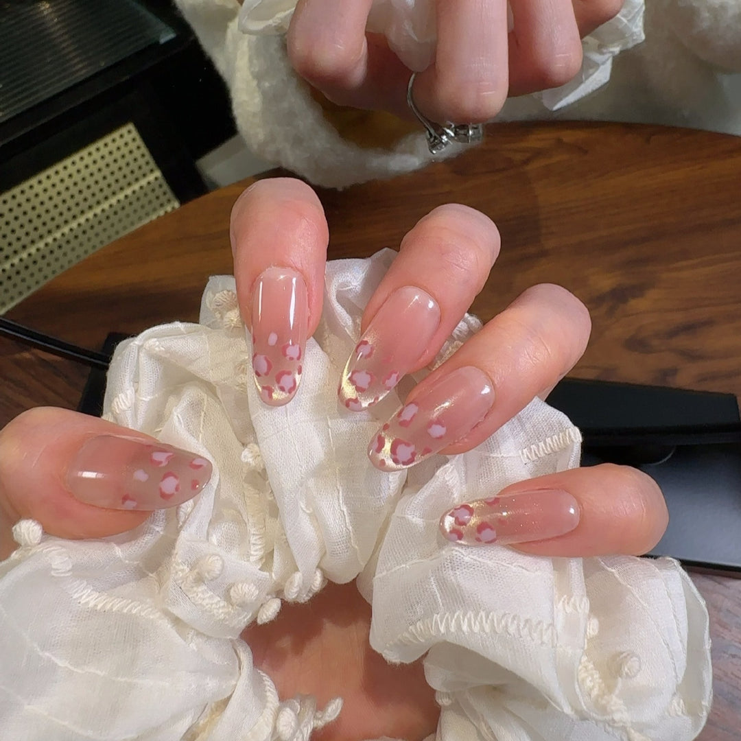 Decorative Gel Press-On Nails Bowlift