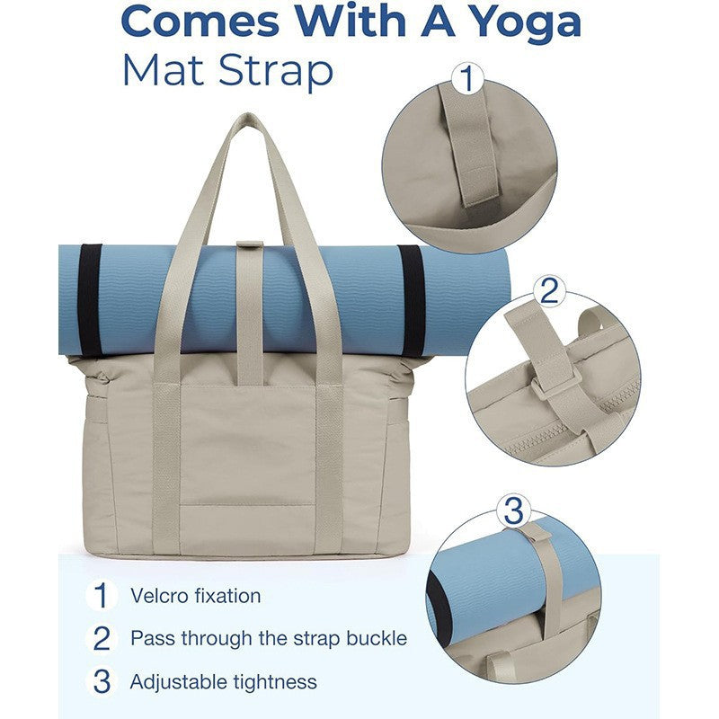 Spacious tote bag with multifunctional compartments Bowlift