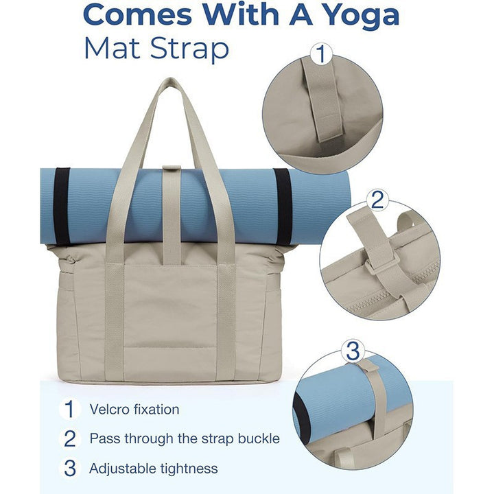 Spacious tote bag with multifunctional compartments Bowlift