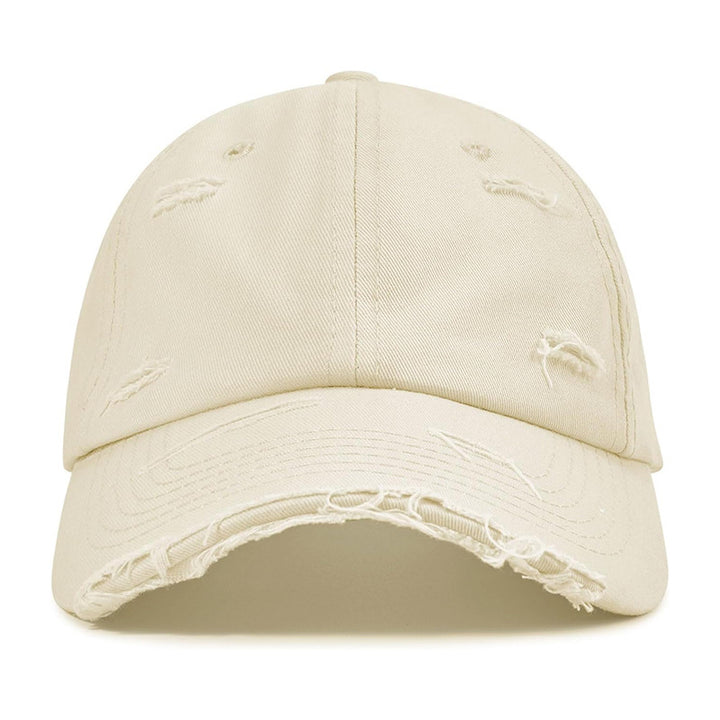 Women's fashionable baseball cap with destroyed look Bowlift