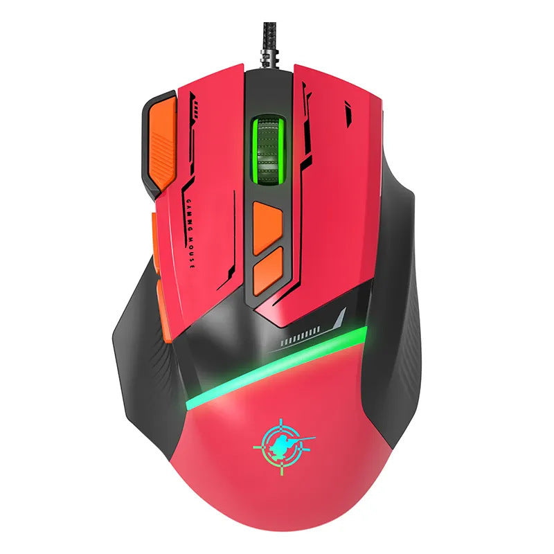 Gaming mouse with RGB lighting and precise DPI control Bowlift