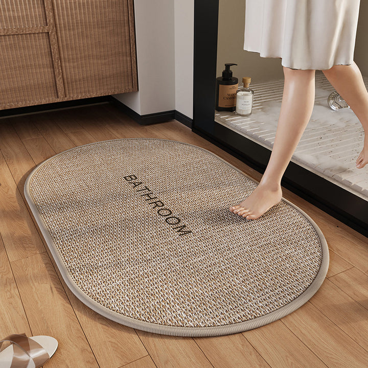Stylish Non-Slip Bath Rug Bowlift