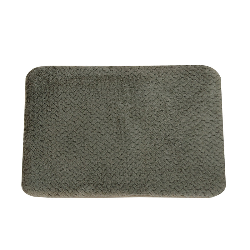 Soft Plush Bathroom Mat Set Bowlift