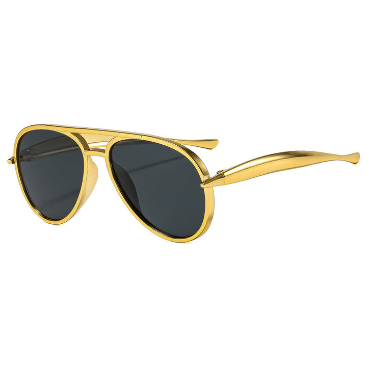 Men's Premium Metal Frame Aviator Sunglasses Bowlift