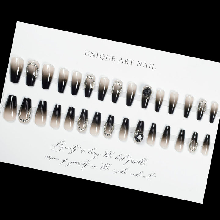 Luxury Crystal-Embellished Press-On Nail Extensions Bowlift