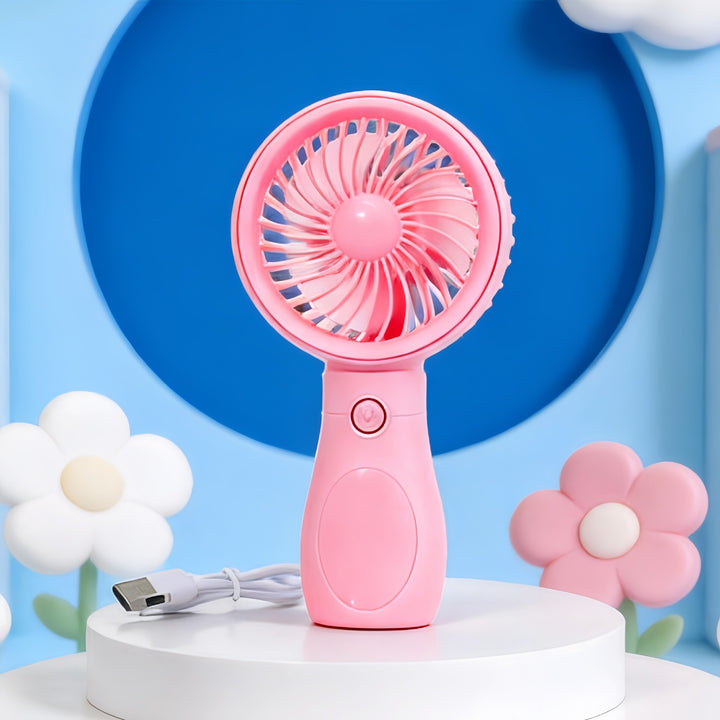 Women's Portable Mini Hand Fan with USB Charging Function Bowlift