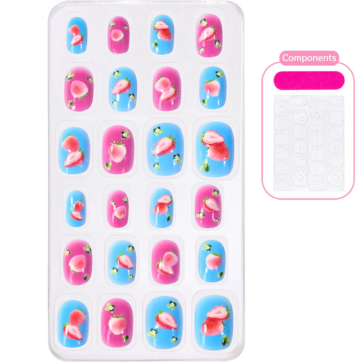 Creative Cartoon-Themed Press-On Nail Collection Bowlift