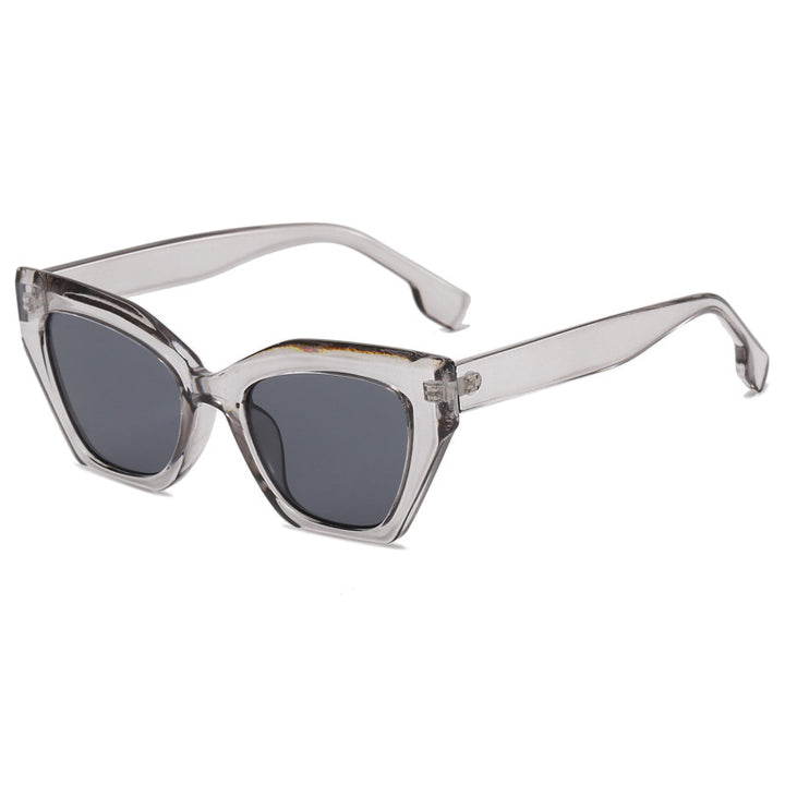 Women’s asymmetrical oversized sunglasses with trendy frame Bowlift