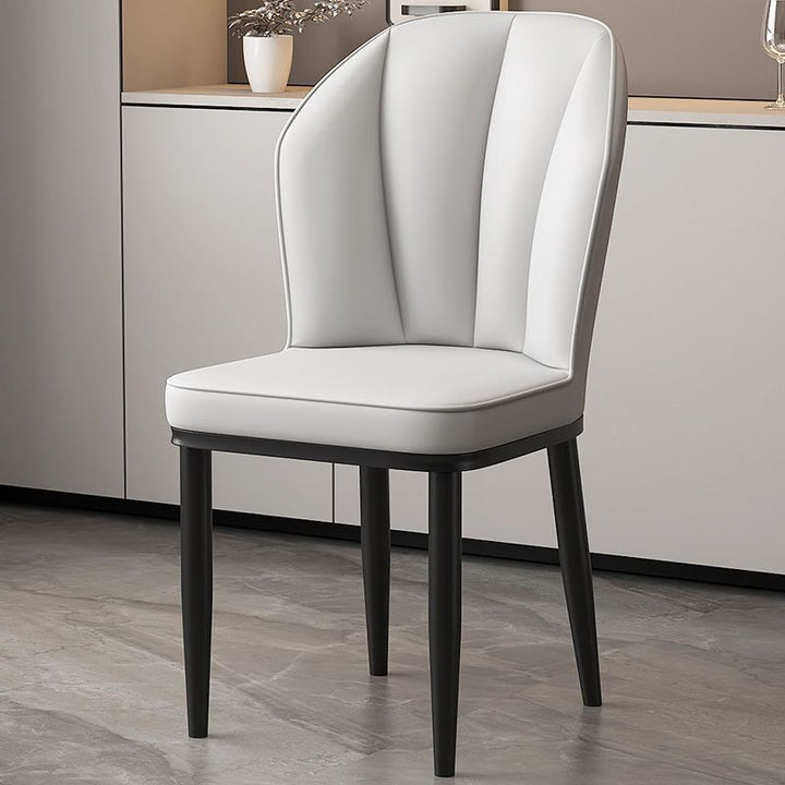 Contemporary High-Back Dining Chair Bowlift