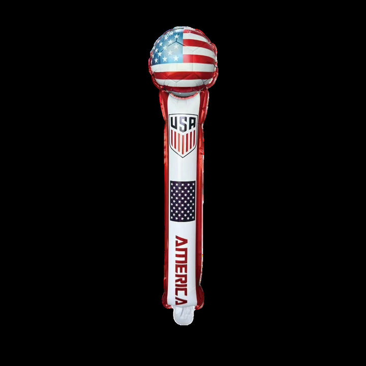 Unisex non-patriotic inflatable hairband with star ear bubbles and the inscription Bowlift