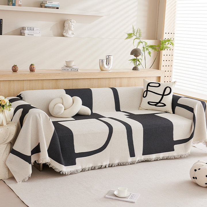Artistic Patterned Sofa Throw Blanket