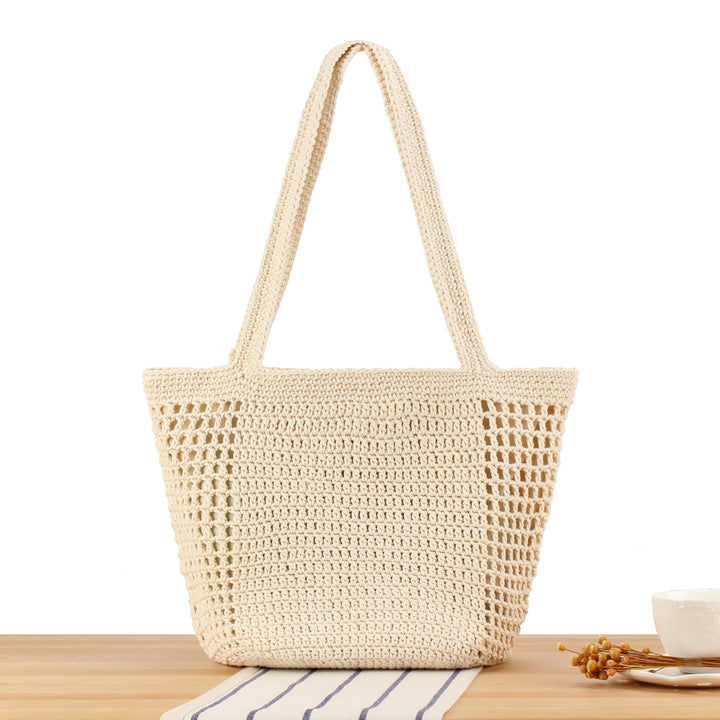 Hand-knotted tote bag with airy structure Bowlift