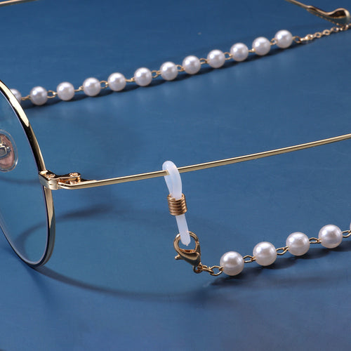 Crystal-Accented Eyewear Chain Bowlift