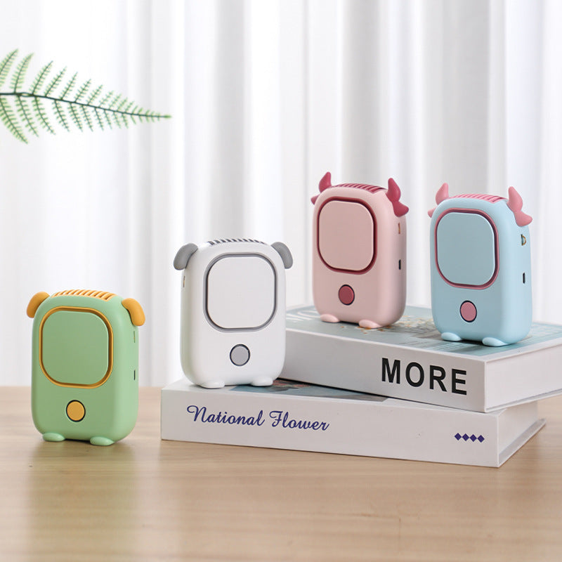Mini Portable Cow-Shaped USB Fan Bowlift