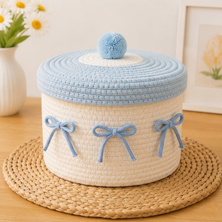 Decorative Knitted Storage Container Bowlift