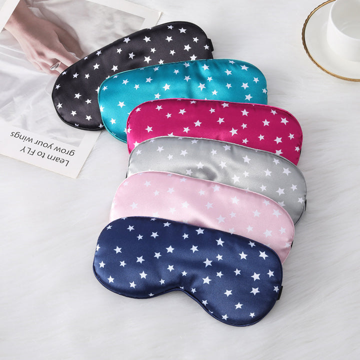 Women nan silky-soft contoured sleep mask with comfort padding and star pattern Bowlift