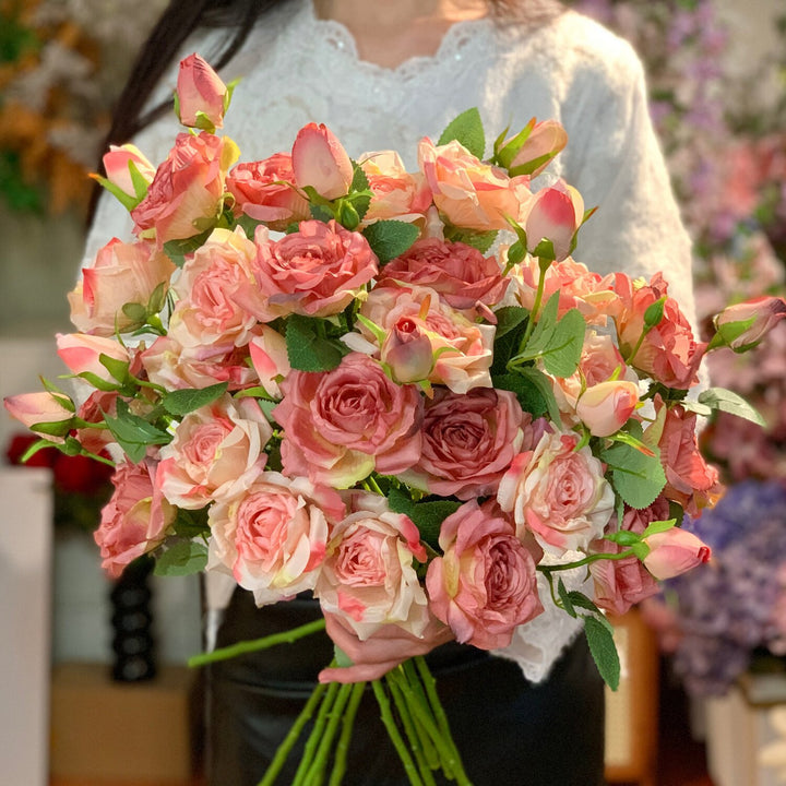 Elegant Faux Rose Stem