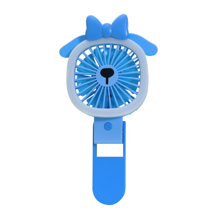 Creative handheld fan with USB connection and cute design Bowlift