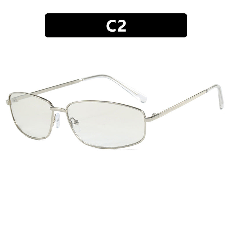 Women's sporty sunglasses with stylish metal protection Bowlift