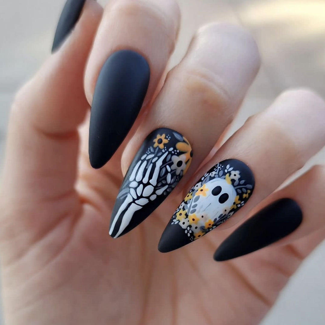 Halloween Themed 3D Decorative Nail Art Extensions Bowlift