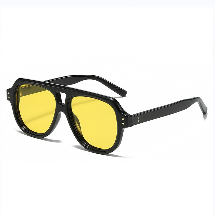 Retro-Inspired Tortoise Shell Frame Sunglasses Bowlift