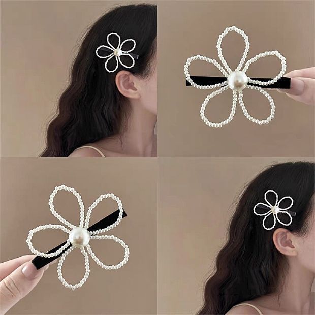 Headband with bead flowers Bowlift