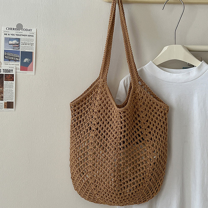 Braided Tote Bag in Modern Design Bowlift