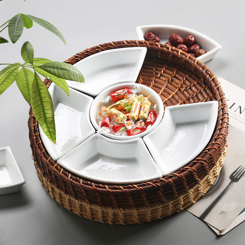 Unisex Serving Tray with Separate Compartments Bowlift