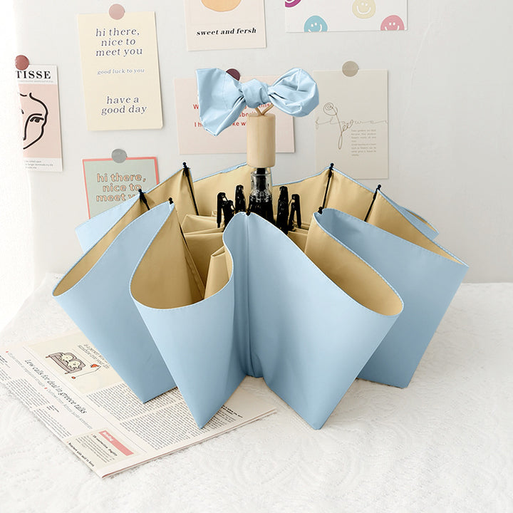 Women's Foldable Umbrella Holder with Multifunctional Design Bowlift
