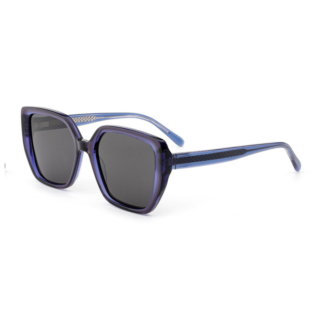 Women's sunglasses with fashionable, multifaceted frame and UV protection Bowlift