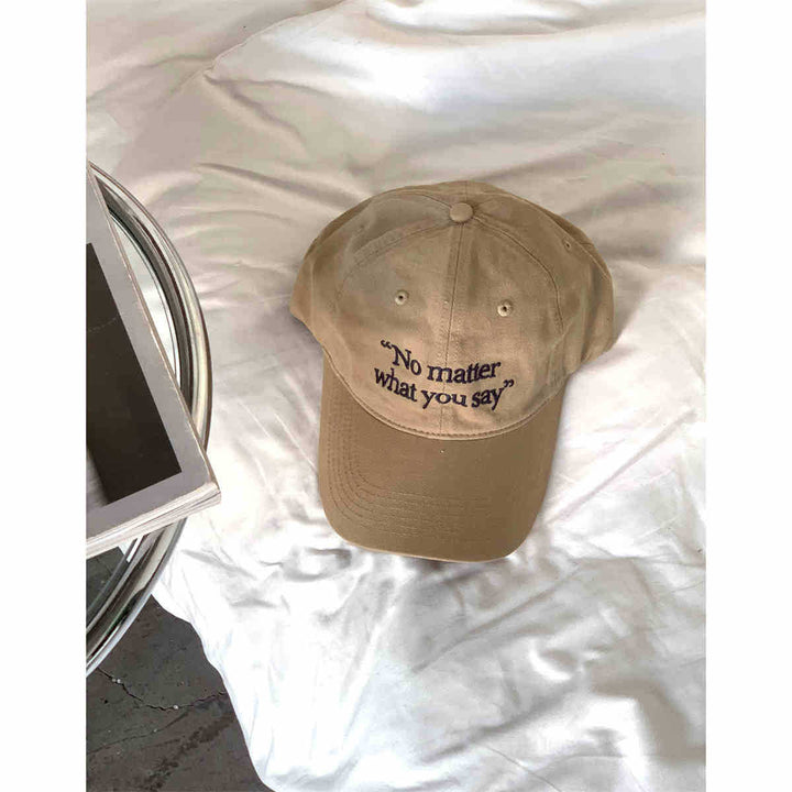 Women's Casual Embroidered Statement Cap Bowlift