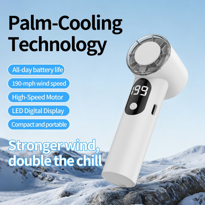Unisex High-Performance Rechargeable Handheld Fan Bowlift