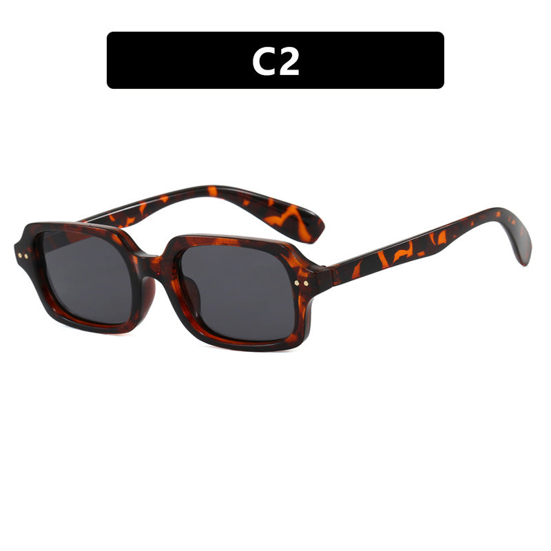 Ladies stylish square sunglasses with striking accents Bowlift