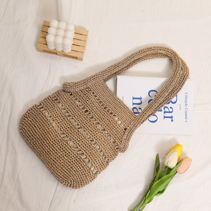 Coarse crochet handbag Bowlift