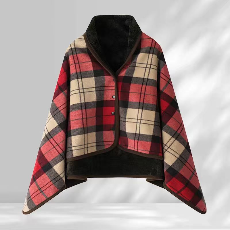 Cozy Plaid Blanket From Bowlift