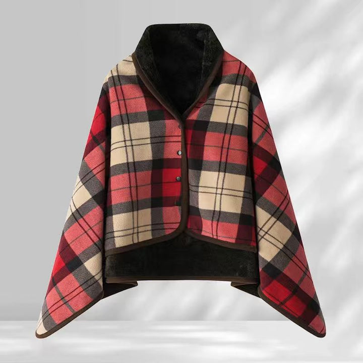 Cozy Plaid Blanket From Bowlift