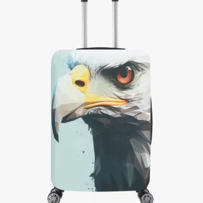 Women hard shell suitcase with stylish flamingo design Bowlift