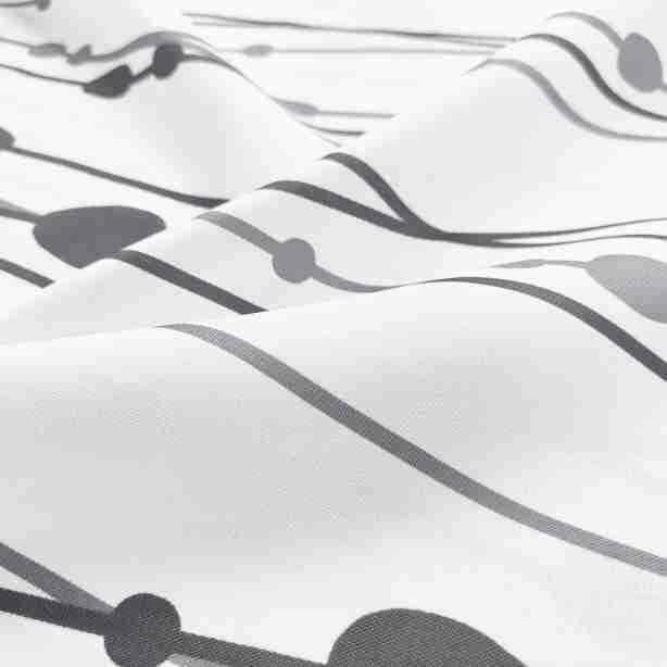 Modern Abstract Shower Curtain Bowlift