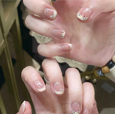 Artistic Heart Pattern Nail Art Extensions Bowlift