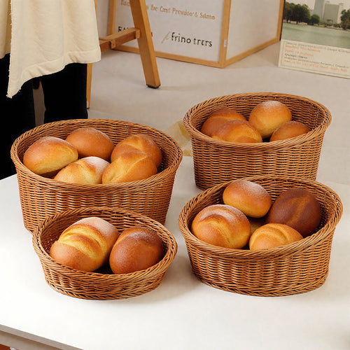 Elegant Woven Serving Tray Bowlift