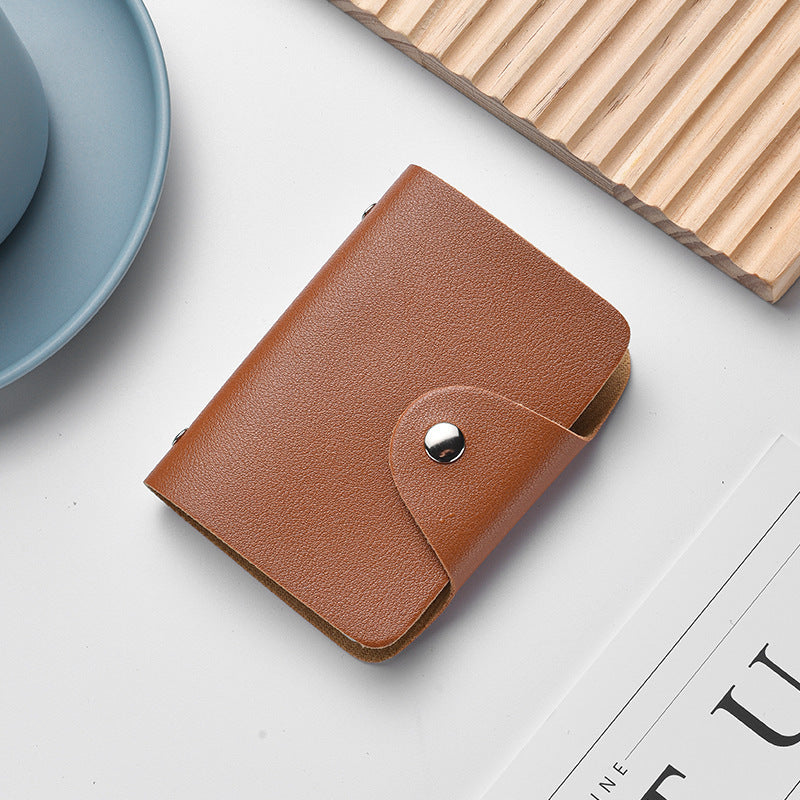 Compact Leather Cardholder Wallet Bowlift