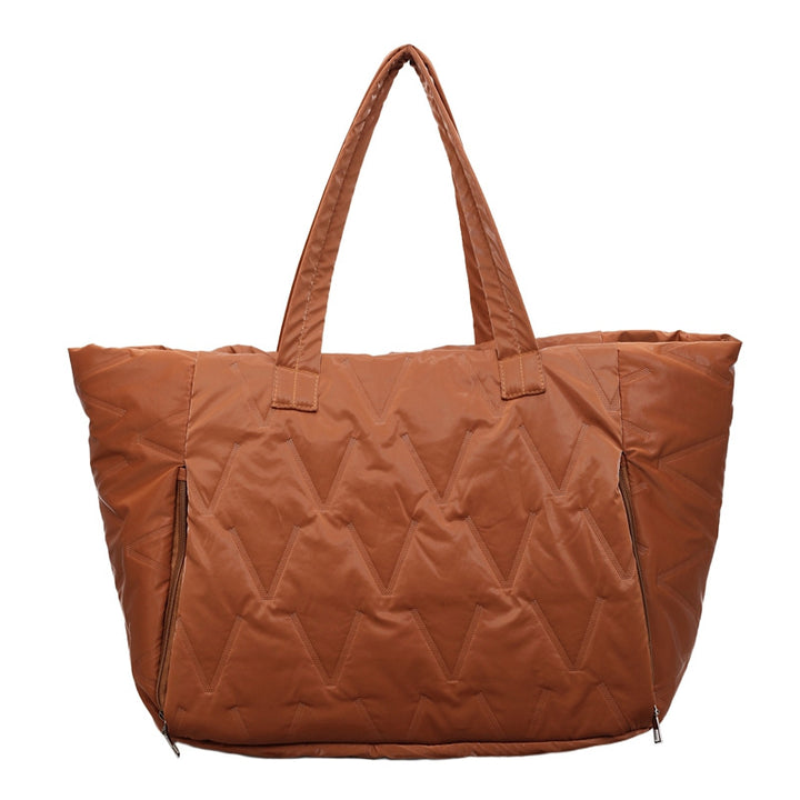 Spacious Quilted Travel Tote Bowlift