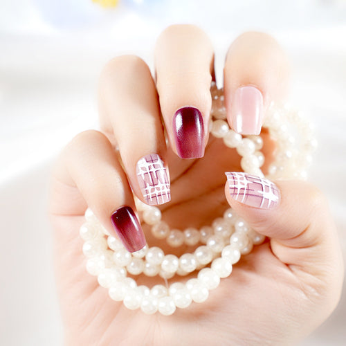 Stylish Gradient Press-On Nail Set Bowlift