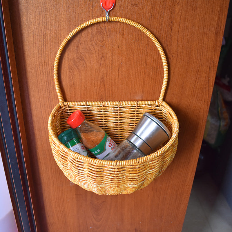 Handcrafted Storage Wicker Basket Bowlift