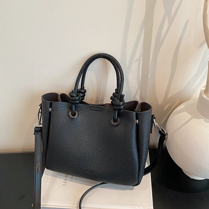 WoElegant Textured Handheld Tote Bag Bowlift